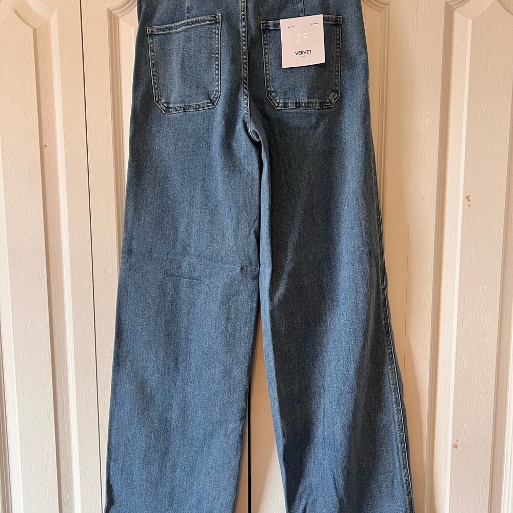 Vervet Women’s Wide Leg Jeans - Blue